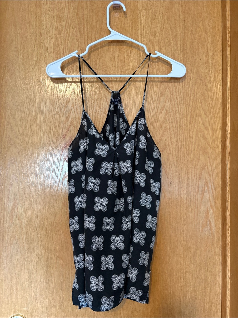 Madewell Navy Floral-Print Spaghetti Strap Camisole